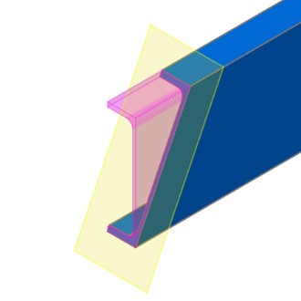 3D подрезка профилей